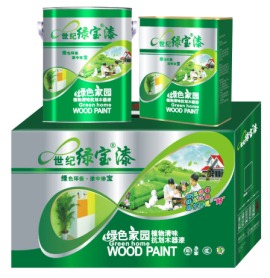 世纪绿宝绿色家园植物清味抗划木器漆