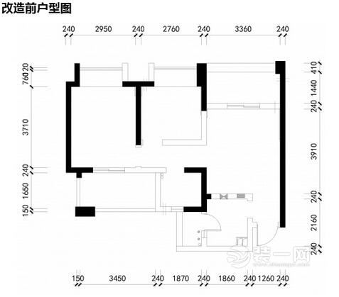 佛山装修公司分享56平米老旧房屋装修改造